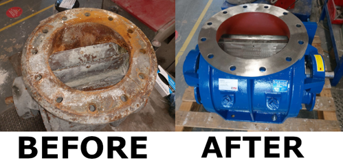 Rotary valve refurbishment